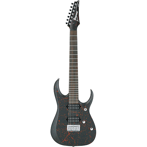 Ibañez - Guitarra Eléctrica Brian Head Welch de 7 Cuerdas, Color: Negra Mod.KOMRAD20RS_149