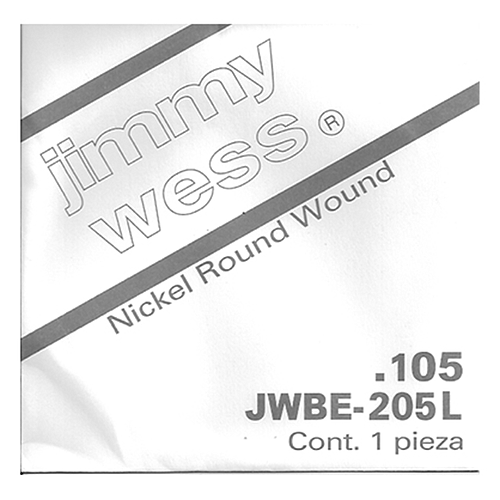 Jimmy Wess - Cuerda para Bajo Eléctrico 4A Niquel, Calibre: .105 Mod.205L_2