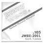 Jimmy Wess - Cuerda para Bajo Eléctrico 4A Niquel, Calibre: .105 Mod.205L_2