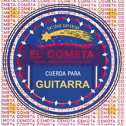 El Cometa - Cuerda 2A para Guitarra, 12 Piezas Acero .014 Mod.COGS-201(12)