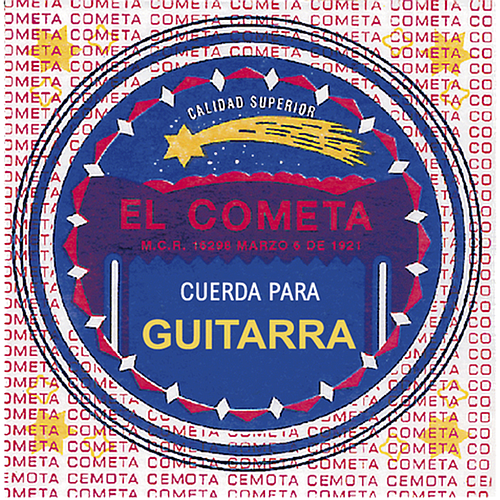 El Cometa - Cuerda 4A para Guitarra, 12 Piezas Entorchado Dorado .028 Mod.COGS-211(12)_2