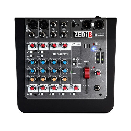 Allen & Heath - Mezcladora Híbrida Compacta con Interface USB Mod.ZEDi-8_102