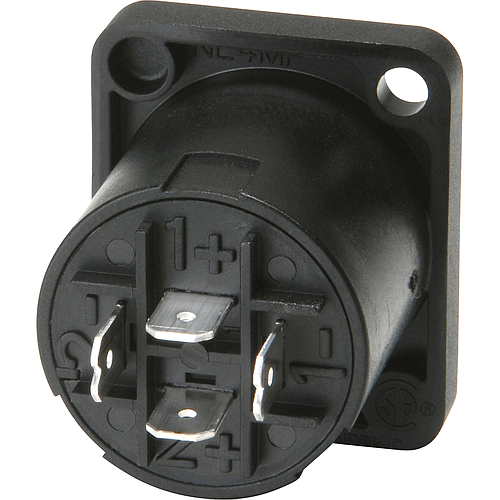 Neutrik - Conector Speakon 4 Polos Macho Para Chasis Mod.NL4MP_3