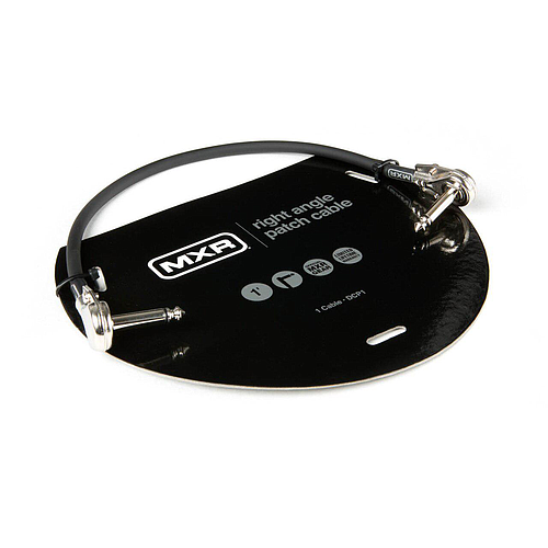 Dunlop - Cable MXR 0.30 mts., Color: Negro Angulado / Angulado Mod.DCP1_5