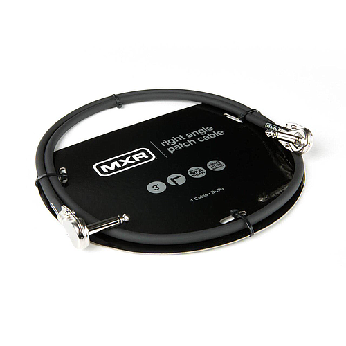 Dunlop - Cable MXR 0.91 mts., Color: Negro Angulado / Angulado Mod.DCP3_37