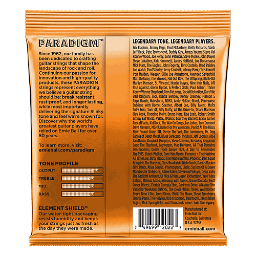 Ernie Ball - Encordado Paradigm Hybrid Slinky para Guitarra Electrica, Calibre: 9-46 Mod.2022_91