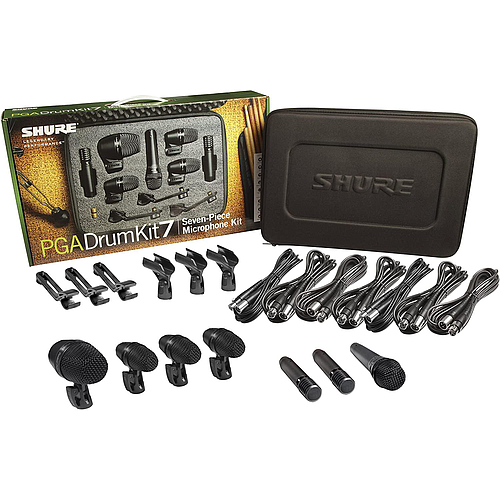 Shure - Kit de 5 Micrófonos Mod.PGADRUMKIT5_46