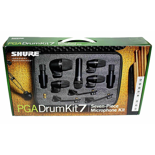 Shure - Kit de 7 Micrófonos Mod.PGADRUMKIT7_50