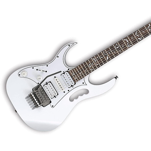 Ibañez - Guitarra Eléctrica Steve Vai Zurda, Color: Blanca Mod.JEMJRL-WH_25