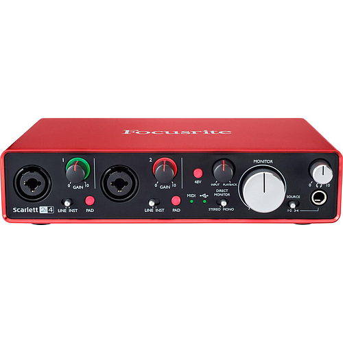 Focusrite - Interfaz de Audio Scarlett 2i4, 2da Gen. Mod.MOSC0014_83