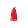 Latin Percussion - Cencerro Ridge Rider Chad Smith, Rojo N.S. Mod.LP008CS_113