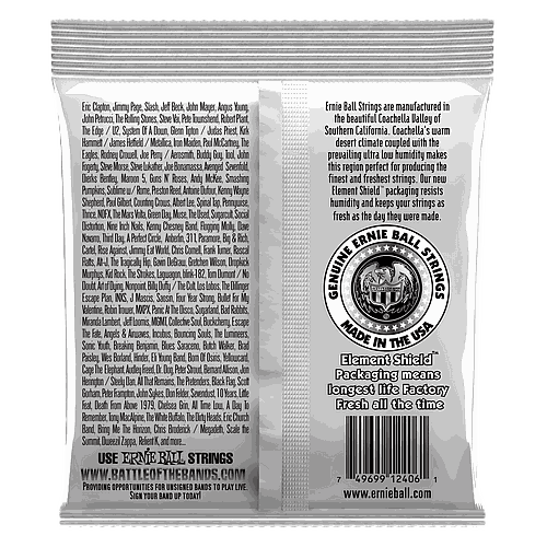 Ernie Ball - Encordado para Guitarra Clásica Ernesto Palla Black & Silver, Nylon Mod.2406_2