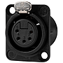 Neutrik - Conector XLR Hembra 5 Polos Serie DL Contacto Oro Mod.NC5FD-L-B-1_34