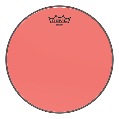 Remo - Parche Colortone Emperor, Color: Rojo Tamaño: 12" Mod.BE-0312-CT-RD_3