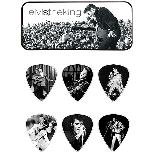 Dunlop - Plumillas Elvis Presles The King con Estuche Mod.EPPT01_67