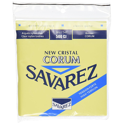 Savarez - Encordado New Cristal Corum Tension Alta para Guitarra Clásica Mod.500CJ_216