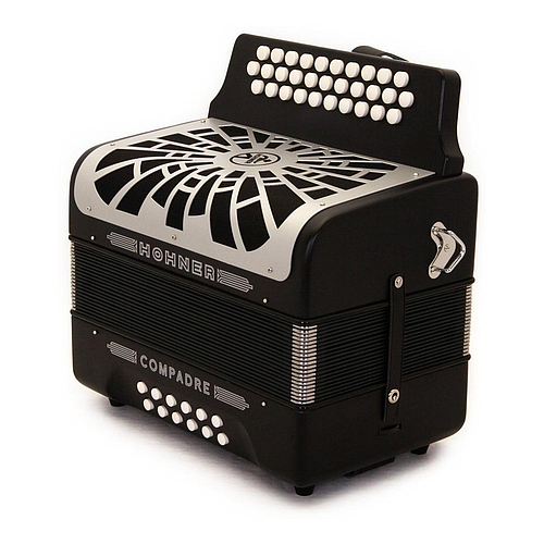 Hohner - Acordeon Compadre, Diat.Sol-Do-Fa, Color: Negro con Mochila Mod.A48221_4