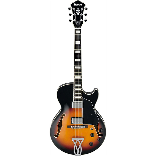 Ibañez - Guitarra Eléctrica Artcore, Color Amarillo Sombra Mod.AG75-BS_43