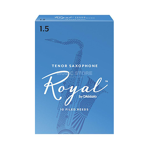 Rico - Cañas Royal para Sax Tenor, 10 Piezas Medidas: 1 1/2 Mod.RKB1015_257