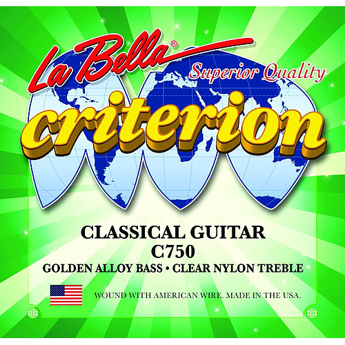 La Bella - Encordado para Guitarra Clásica Criterion, Nylon TR Mod.C750_65