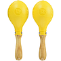 Latin Percussion - Maracas Profesionales, Material Plastico Color Amarillo Mod.LP281_23