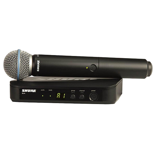 Shure - Sistema Inlámbrico con Micrófono Beta 58A Mod.BLX24/B58_10