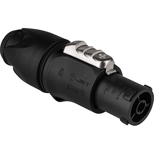 Neutrik - Conector Powercon Hembra para Cable, Color: Negro Serie: Top Mod.NAC3FX-W-TOP_2