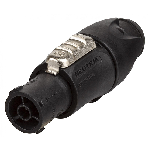 Neutrik - Conector Powercon Hembra para Cable, Color: Negro Serie: Top Mod.NAC3FX-W-TOP_3