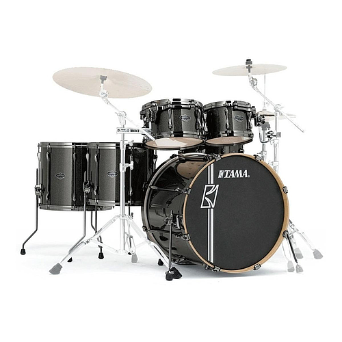 Tama - Bateria Superstar Hyper-D de 6 Piezas con Atriles, Color: Negro Mod.MK62HZBNS-MGD_11