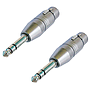 Neutrik - Adaptador XLR Hembra de 3 Pines a Plug Estereo 1/4" Mod.NA3FP_365