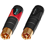 Neutrik - Conector RCA Macho para Cable, Contacots en Oro Mod.NF2C-B/2_428