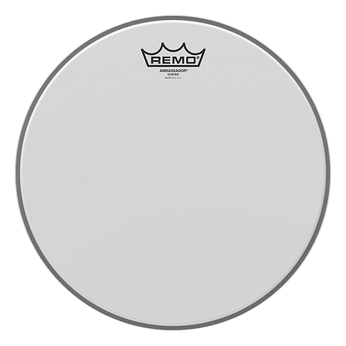 Remo - Parche Ambassador Aspero, Tamaño: 12" Color Blanco Mod.BA-0112-00_22