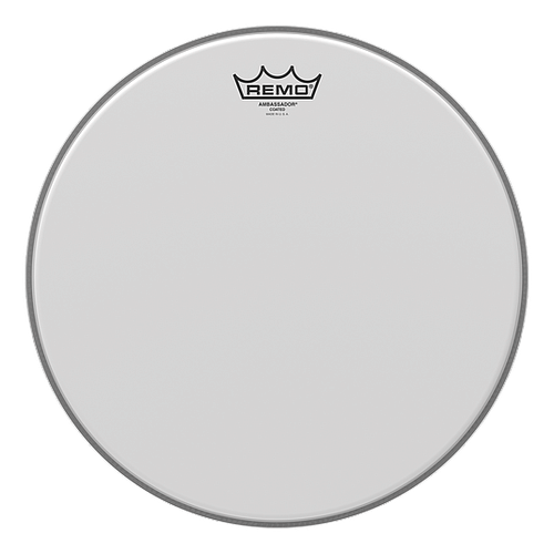 Remo - Parche Ambassador Aspero, Tamaño: 14" Color Blanco Mod.BA-0114-00_24