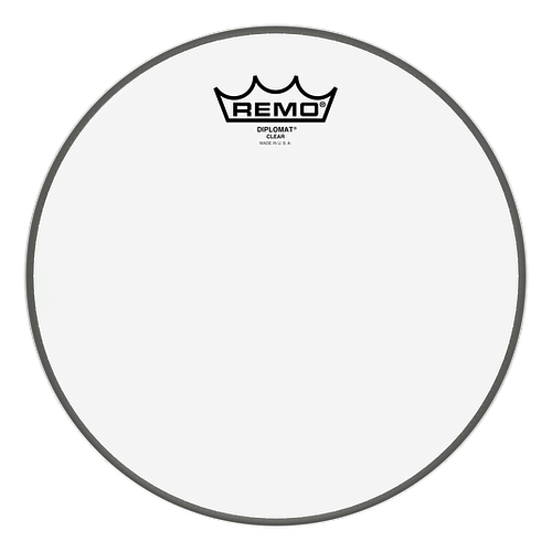 Remo - Parche Wking Diplomat, Tamaño: 10" Transparente Mod.BD-0310-00_29