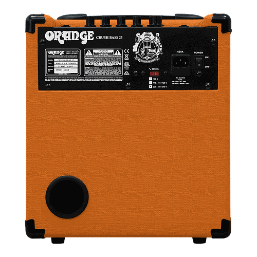 Orange - Combo Crush Bass para Bajo Eléctrico , 25W 1x8 Color: Naranja Mod.Crush Bass 25 NAR_6