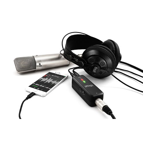 IK Multimedia - Interfaz de Audio para Micrófono XLR iRig Pre HD para iOS y Android Mod.IP-IRIG-PREHD-IN_15