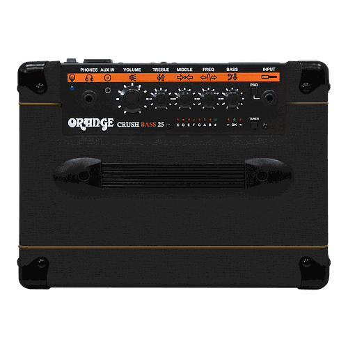 Orange - Combo Crush Bass para Bajo Eléctrico , 25W 1x8 Color: Negro Mod.Crush Bass 25 BK_15