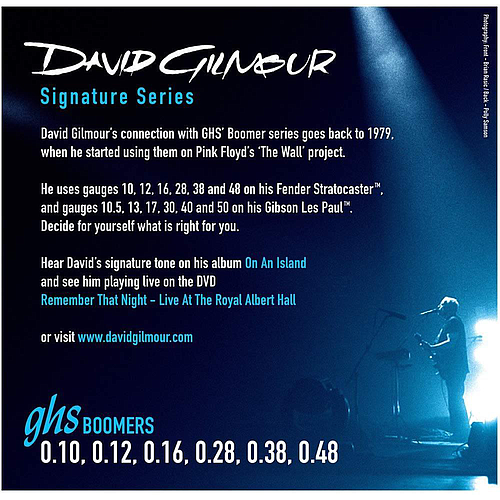 GHS - Encordado David Gilmour para Guitarra Eléctrica, 10-48 Mod.GB-DGF_4