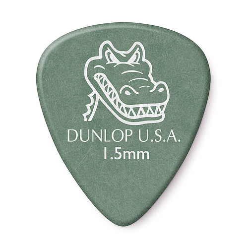 Dunlop - Plumillas Gator Grip, 36 Piezas Color: Verde Medida: 1.5 Mod.417B1.5_14