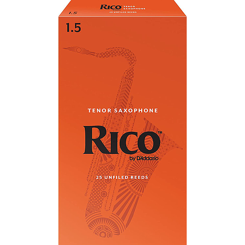 Rico - Cañas para Sax Tenor, 10 Piezas Medida: 1 1/2 Mod.RKA1015_27