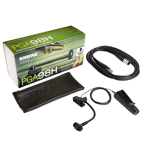 Shure - Micrófono Cuello de Ganso con Clip para Instrumento de Viento Mod.PGA98H-XLR_4