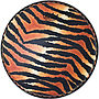 Remo - Parche Skyndeep 11.75 para Conga, Tiger Stripe Graphic Mod.M4-1175-S6-D1007_2