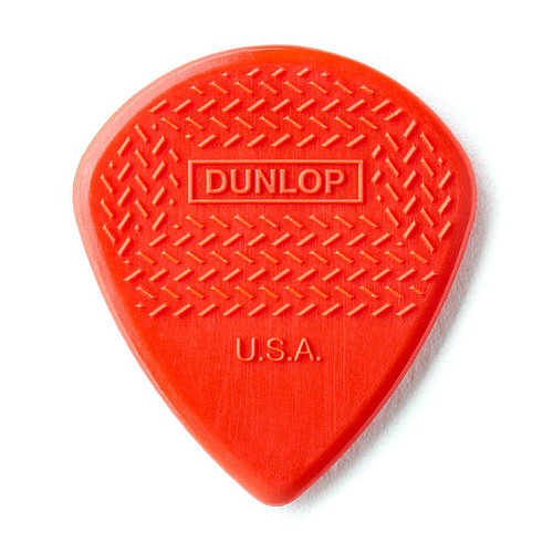Dunlop - 24 Plumillas Max Gripp Jazz III, Color: Rojo Mod.471R3N_5