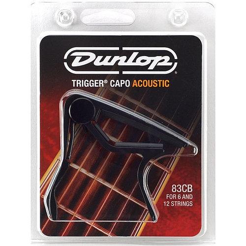 Dunlop - Capo Trigger Curvo, Color: Negro Mod.83CB_3