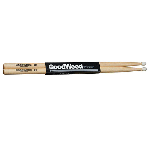 Vater - Baquetas Goodwood Rock Hickory 5B, Punta: Nylon Mod.GW5BN_4