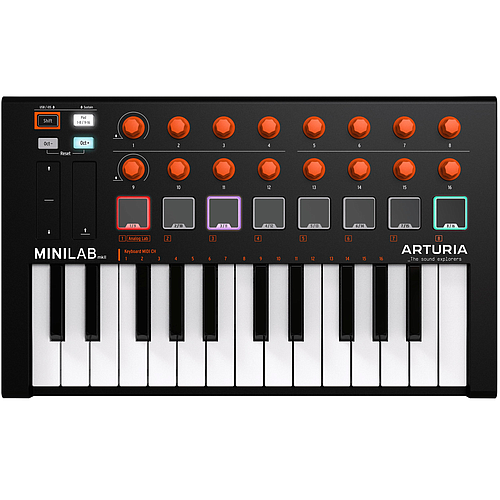 Arturia - Controlador MIDI Minilab MKII Orange Edition_6