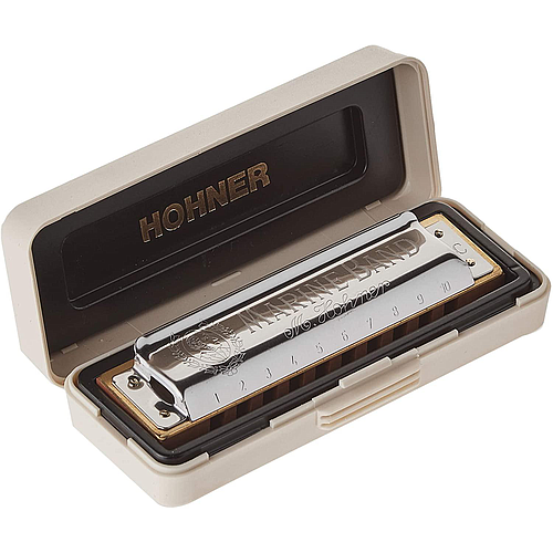 Hohner - Armónica Marine Band en La Menor Armónico Mod.M1896306X_18