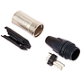 Neutrik - Conector XLR Macho para Cable 3 Polos Serie XX Cromado Mod.NC3MXX_3