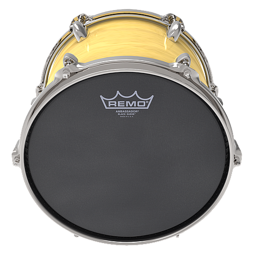 Remo - Parche Black Suede Ambassador, Tamaño: Varios Mod.BA-08__-ES_16
