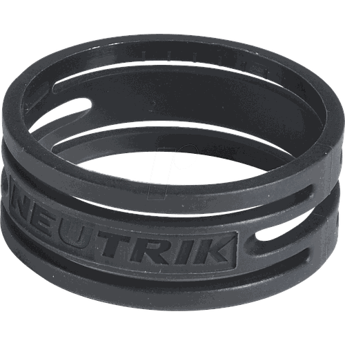 Neutrik - Anillo Identificador para Conector XLR, Color: Negro Mod.XXR-0_27